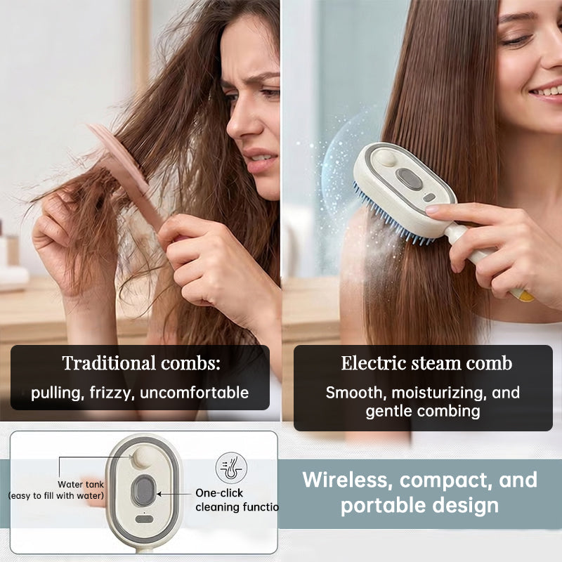 Ionic Electric Steam Hair Brush